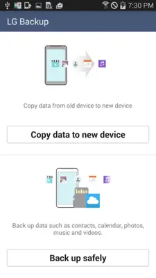 LG Backup (Sender) android App screenshot 0