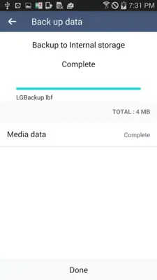 LG Backup (Sender) android App screenshot 4